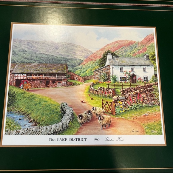 Pimpernel Cork Placemats The Lakes 12”x9” Set of Six - Picture 5 of 10